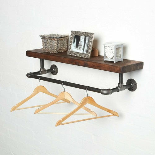 Industrial clothes rail with - clothes,