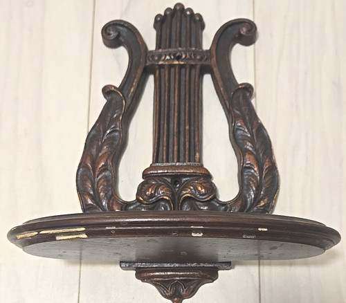 Vintage syroco harp shaped - vintage,