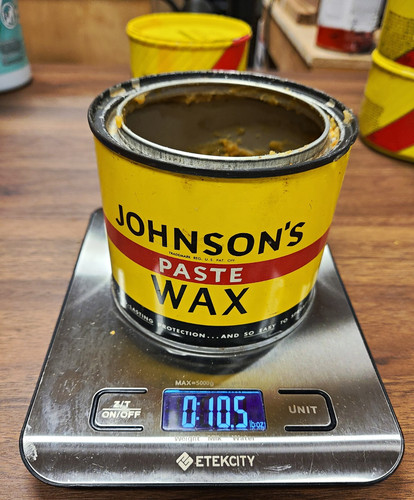 Johnson paste wax - wax, vintage