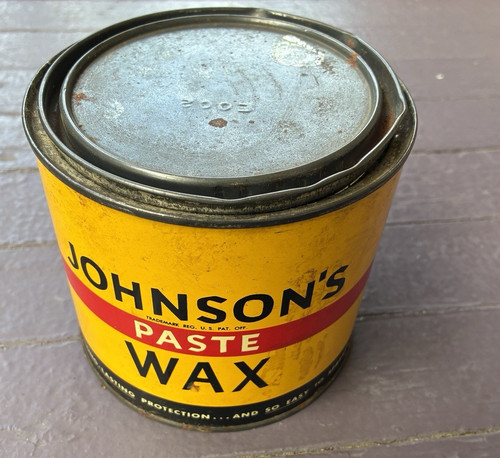 Johnson paste wax rare vintage - paste,