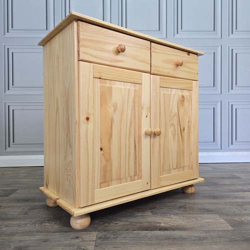 Rustic pine sideboard two - sideboard,
