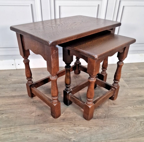 Vintage nest tables - vintage, solid