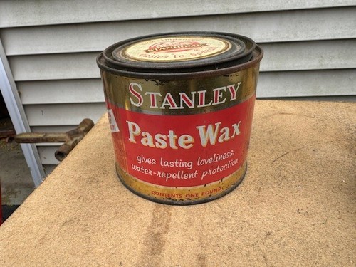 Vintage stanley paste wax - vintage,