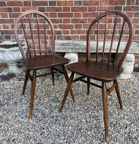 Pair vintage 1960 ercol - vintage,