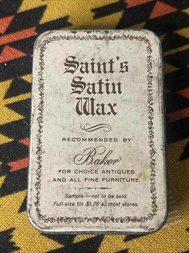 Vintage saint satin wax - satin, wood