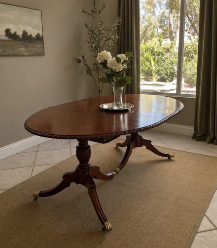 Regency mahogany dining table - regency,