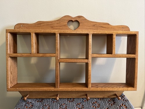 Vintage large wood heart - vintage,